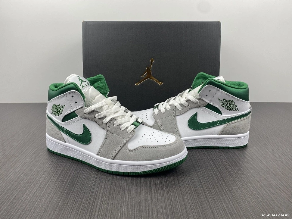 Mid Grey DC7294-103 Green Jordan 1 - 0524